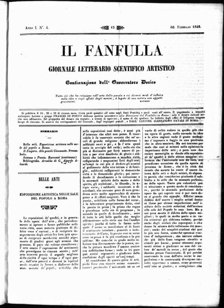 Fanfulla : giornale letterario, scientifico, artistico