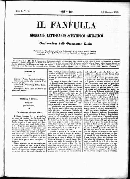 Fanfulla : giornale letterario, scientifico, artistico