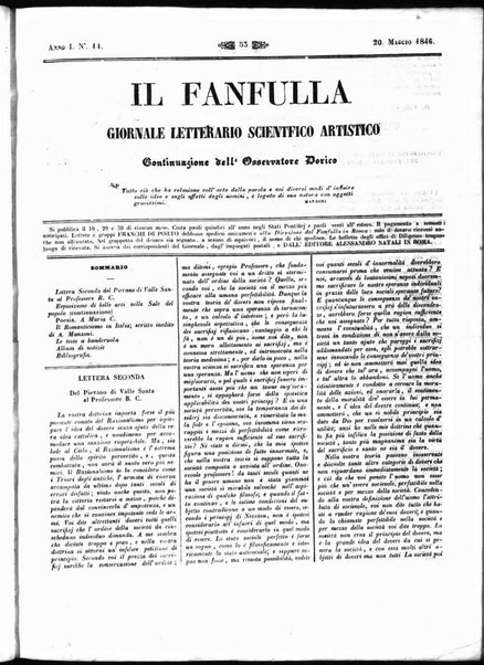 Fanfulla : giornale letterario, scientifico, artistico