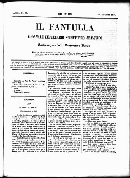 Fanfulla : giornale letterario, scientifico, artistico