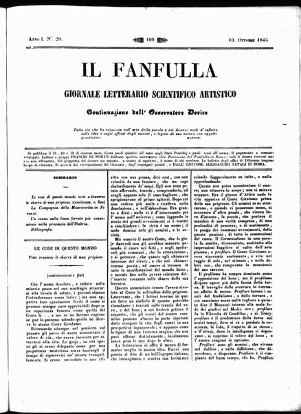 Fanfulla : giornale letterario, scientifico, artistico