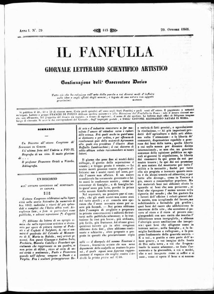 Fanfulla : giornale letterario, scientifico, artistico