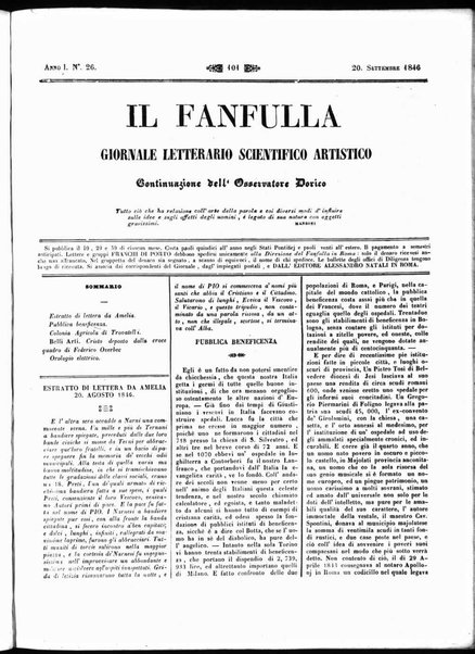 Fanfulla : giornale letterario, scientifico, artistico