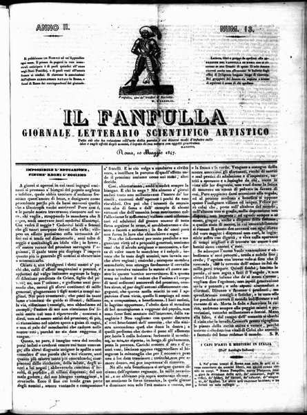 Fanfulla : giornale letterario, scientifico, artistico