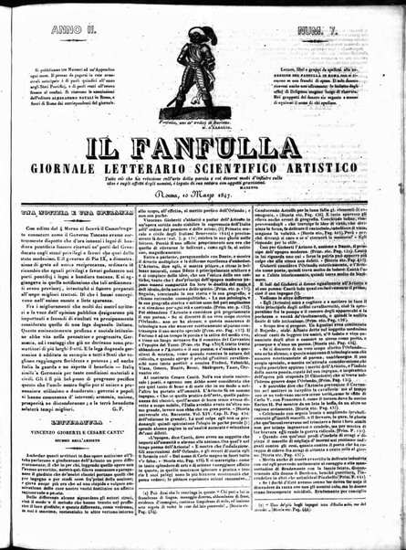 Fanfulla : giornale letterario, scientifico, artistico