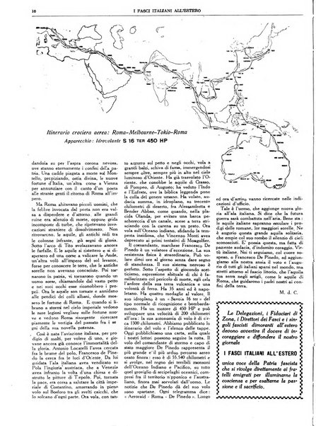 I fasci italiani all'estero bollettino della segreteria generale