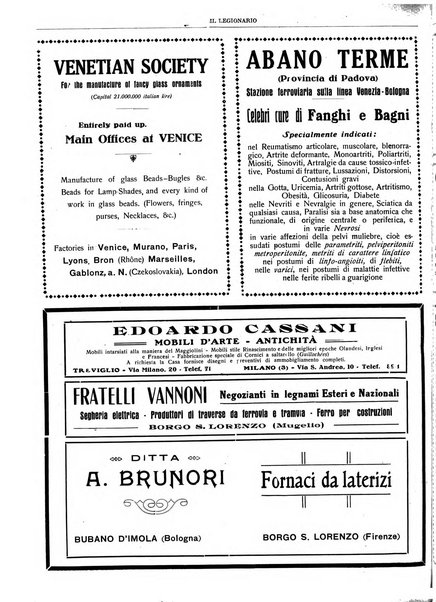 I fasci italiani all'estero bollettino della segreteria generale