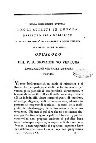 Giornale degli apologisti della religione cattolica