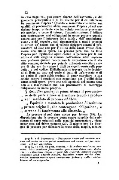 Giornale del Foro in cui si raccolgono le più importanti regiudicate dei supremi tribunali di Roma e dello Stato pontificio in materia civile