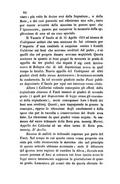 Giornale del Foro in cui si raccolgono le più importanti regiudicate dei supremi tribunali di Roma e dello Stato pontificio in materia civile