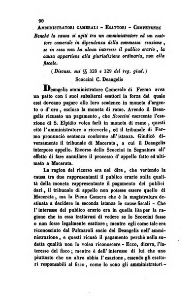 Giornale del Foro in cui si raccolgono le più importanti regiudicate dei supremi tribunali di Roma e dello Stato pontificio in materia civile