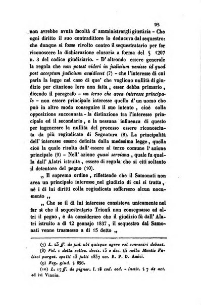 Giornale del Foro in cui si raccolgono le più importanti regiudicate dei supremi tribunali di Roma e dello Stato pontificio in materia civile