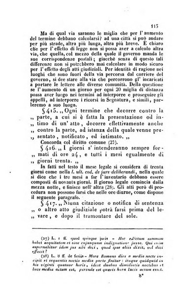 Giornale del Foro in cui si raccolgono le più importanti regiudicate dei supremi tribunali di Roma e dello Stato pontificio in materia civile