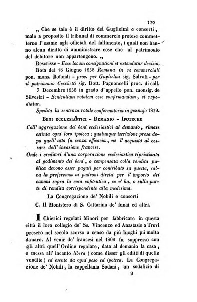 Giornale del Foro in cui si raccolgono le più importanti regiudicate dei supremi tribunali di Roma e dello Stato pontificio in materia civile