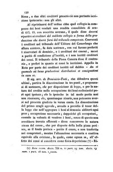 Giornale del Foro in cui si raccolgono le più importanti regiudicate dei supremi tribunali di Roma e dello Stato pontificio in materia civile