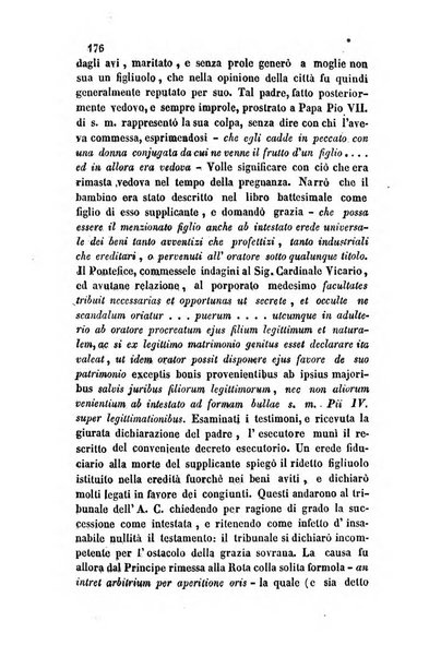 Giornale del Foro in cui si raccolgono le più importanti regiudicate dei supremi tribunali di Roma e dello Stato pontificio in materia civile