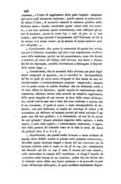 Giornale del Foro in cui si raccolgono le più importanti regiudicate dei supremi tribunali di Roma e dello Stato pontificio in materia civile