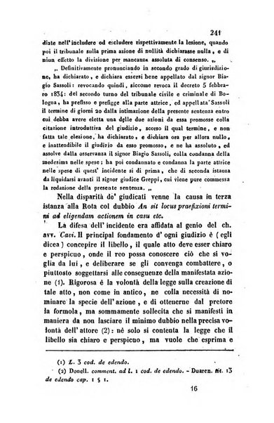 Giornale del Foro in cui si raccolgono le più importanti regiudicate dei supremi tribunali di Roma e dello Stato pontificio in materia civile