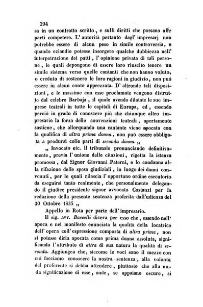 Giornale del Foro in cui si raccolgono le più importanti regiudicate dei supremi tribunali di Roma e dello Stato pontificio in materia civile