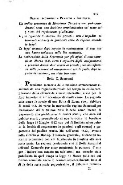 Giornale del Foro in cui si raccolgono le più importanti regiudicate dei supremi tribunali di Roma e dello Stato pontificio in materia civile