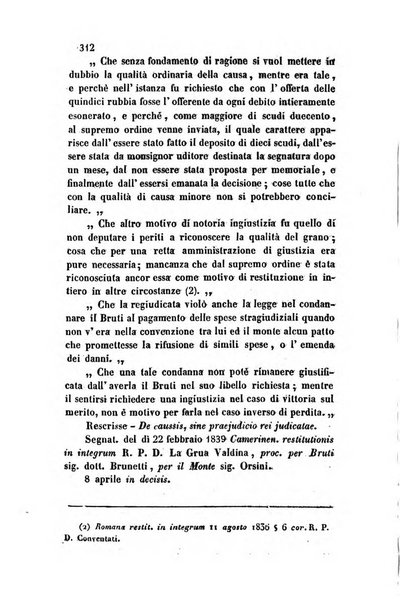 Giornale del Foro in cui si raccolgono le più importanti regiudicate dei supremi tribunali di Roma e dello Stato pontificio in materia civile