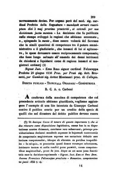 Giornale del Foro in cui si raccolgono le più importanti regiudicate dei supremi tribunali di Roma e dello Stato pontificio in materia civile