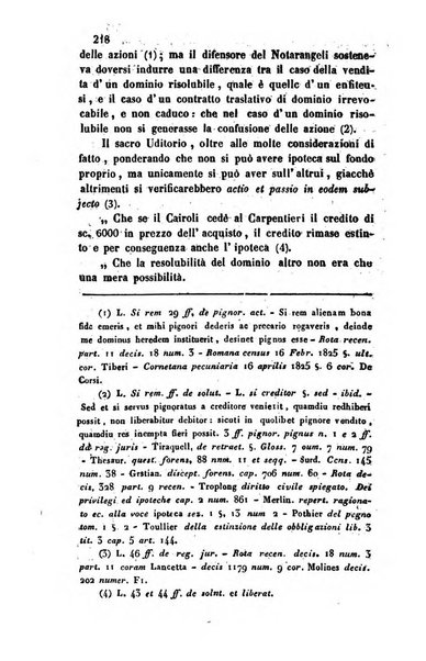 Giornale del Foro in cui si raccolgono le più importanti regiudicate dei supremi tribunali di Roma e dello Stato pontificio in materia civile