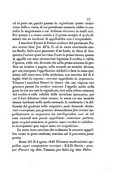 Giornale del Foro in cui si raccolgono le più importanti regiudicate dei supremi tribunali di Roma e dello Stato pontificio in materia civile