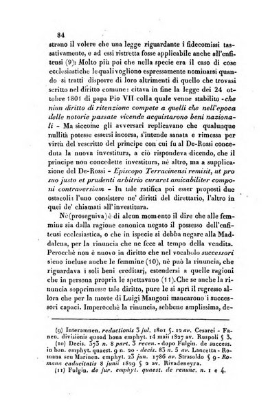 Giornale del Foro in cui si raccolgono le più importanti regiudicate dei supremi tribunali di Roma e dello Stato pontificio in materia civile