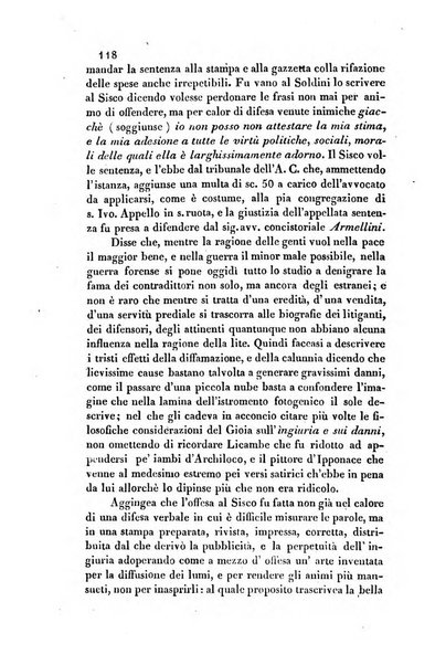 Giornale del Foro in cui si raccolgono le più importanti regiudicate dei supremi tribunali di Roma e dello Stato pontificio in materia civile