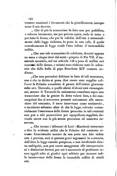 Giornale del Foro in cui si raccolgono le più importanti regiudicate dei supremi tribunali di Roma e dello Stato pontificio in materia civile