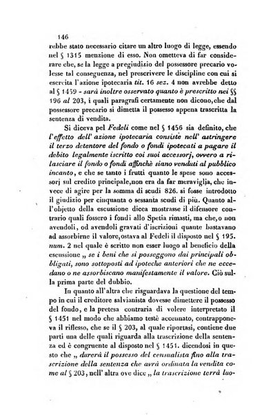 Giornale del Foro in cui si raccolgono le più importanti regiudicate dei supremi tribunali di Roma e dello Stato pontificio in materia civile