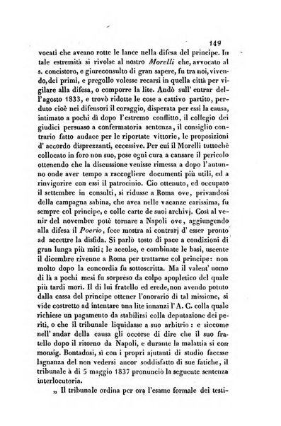 Giornale del Foro in cui si raccolgono le più importanti regiudicate dei supremi tribunali di Roma e dello Stato pontificio in materia civile