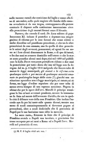 Giornale del Foro in cui si raccolgono le più importanti regiudicate dei supremi tribunali di Roma e dello Stato pontificio in materia civile