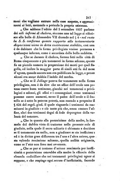 Giornale del Foro in cui si raccolgono le più importanti regiudicate dei supremi tribunali di Roma e dello Stato pontificio in materia civile