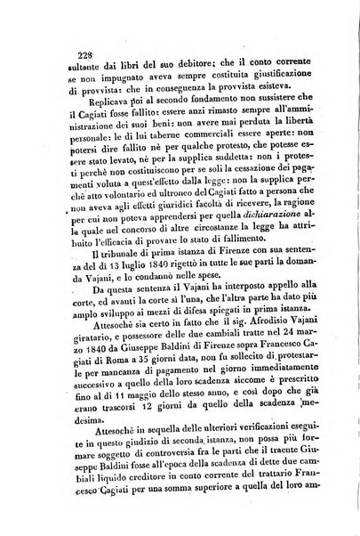 Giornale del Foro in cui si raccolgono le più importanti regiudicate dei supremi tribunali di Roma e dello Stato pontificio in materia civile