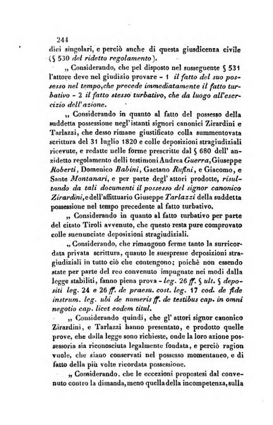 Giornale del Foro in cui si raccolgono le più importanti regiudicate dei supremi tribunali di Roma e dello Stato pontificio in materia civile