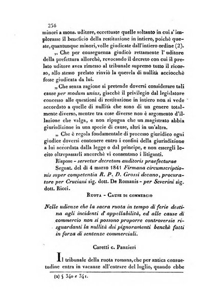 Giornale del Foro in cui si raccolgono le più importanti regiudicate dei supremi tribunali di Roma e dello Stato pontificio in materia civile