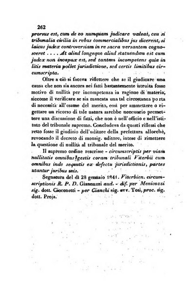 Giornale del Foro in cui si raccolgono le più importanti regiudicate dei supremi tribunali di Roma e dello Stato pontificio in materia civile