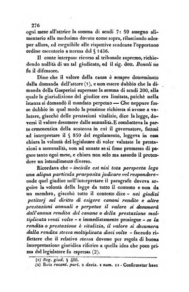 Giornale del Foro in cui si raccolgono le più importanti regiudicate dei supremi tribunali di Roma e dello Stato pontificio in materia civile