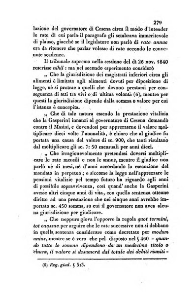 Giornale del Foro in cui si raccolgono le più importanti regiudicate dei supremi tribunali di Roma e dello Stato pontificio in materia civile