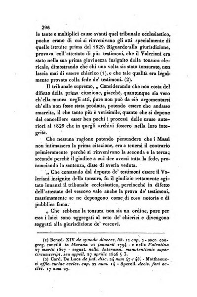 Giornale del Foro in cui si raccolgono le più importanti regiudicate dei supremi tribunali di Roma e dello Stato pontificio in materia civile