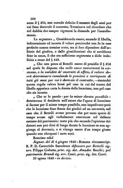 Giornale del Foro in cui si raccolgono le più importanti regiudicate dei supremi tribunali di Roma e dello Stato pontificio in materia civile