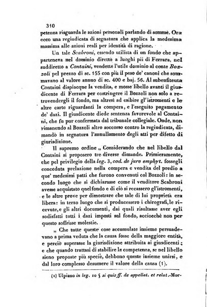 Giornale del Foro in cui si raccolgono le più importanti regiudicate dei supremi tribunali di Roma e dello Stato pontificio in materia civile