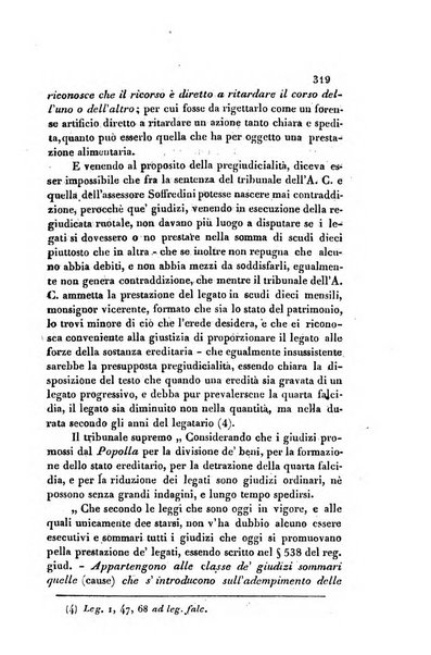 Giornale del Foro in cui si raccolgono le più importanti regiudicate dei supremi tribunali di Roma e dello Stato pontificio in materia civile