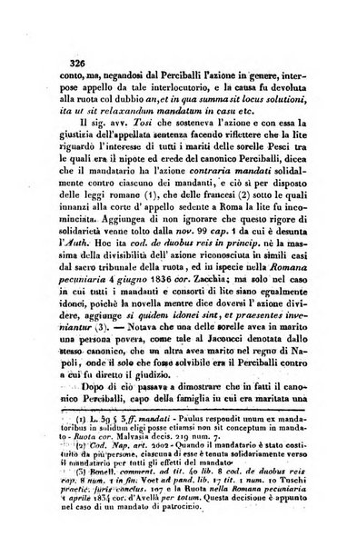 Giornale del Foro in cui si raccolgono le più importanti regiudicate dei supremi tribunali di Roma e dello Stato pontificio in materia civile