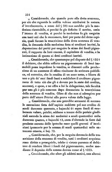 Giornale del Foro in cui si raccolgono le più importanti regiudicate dei supremi tribunali di Roma e dello Stato pontificio in materia civile