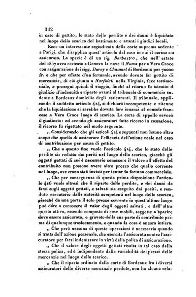 Giornale del Foro in cui si raccolgono le più importanti regiudicate dei supremi tribunali di Roma e dello Stato pontificio in materia civile