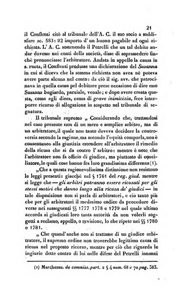 Giornale del Foro in cui si raccolgono le più importanti regiudicate dei supremi tribunali di Roma e dello Stato pontificio in materia civile