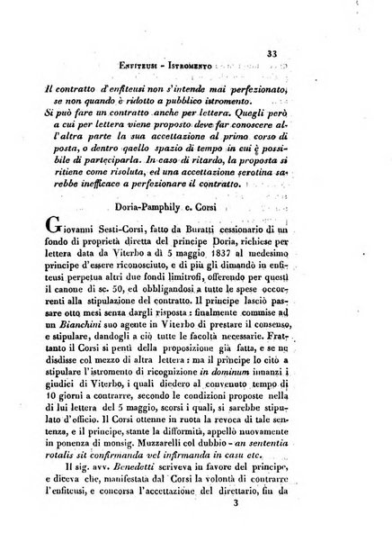 Giornale del Foro in cui si raccolgono le più importanti regiudicate dei supremi tribunali di Roma e dello Stato pontificio in materia civile